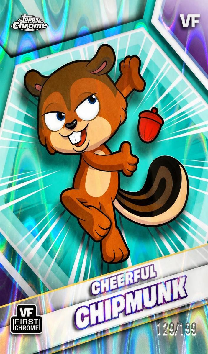 2026 Cheerful Chipmunk [Aqua RayWave Refractor] #46