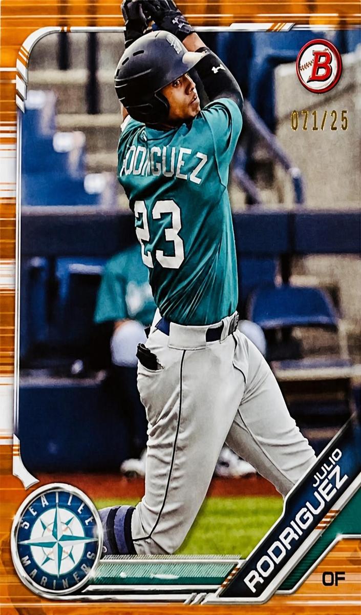 2019 Bowman Julio Rodriguez [Orange] #BP-33 card
