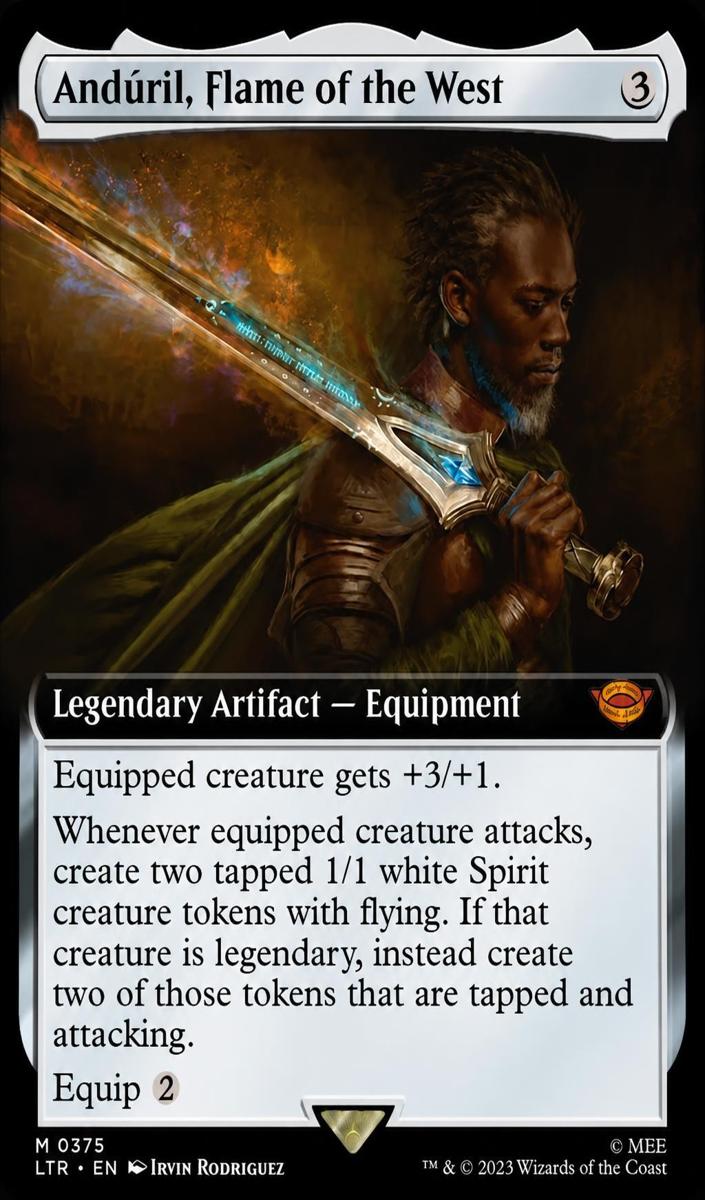 2023 Anduril, Flame of the West [Extended Art Foil] #375