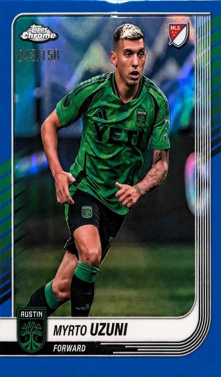 2025 Myrto Uzuni [Blue Refractor] #174