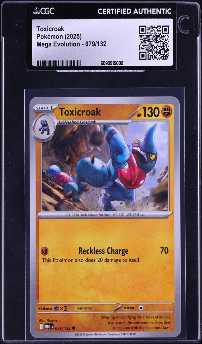 Toxicroak 2025 Pokemon Mega Evolution