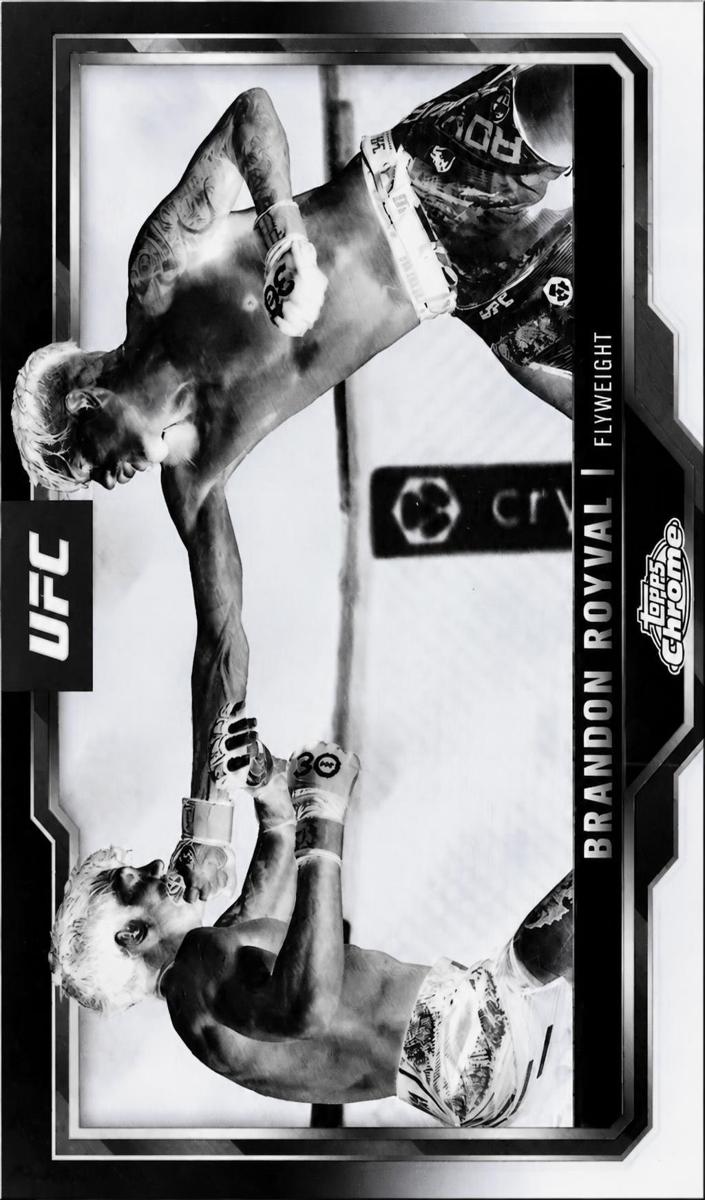2025 Topps Chrome Brandon Royval [Negative Refractor] #152 card