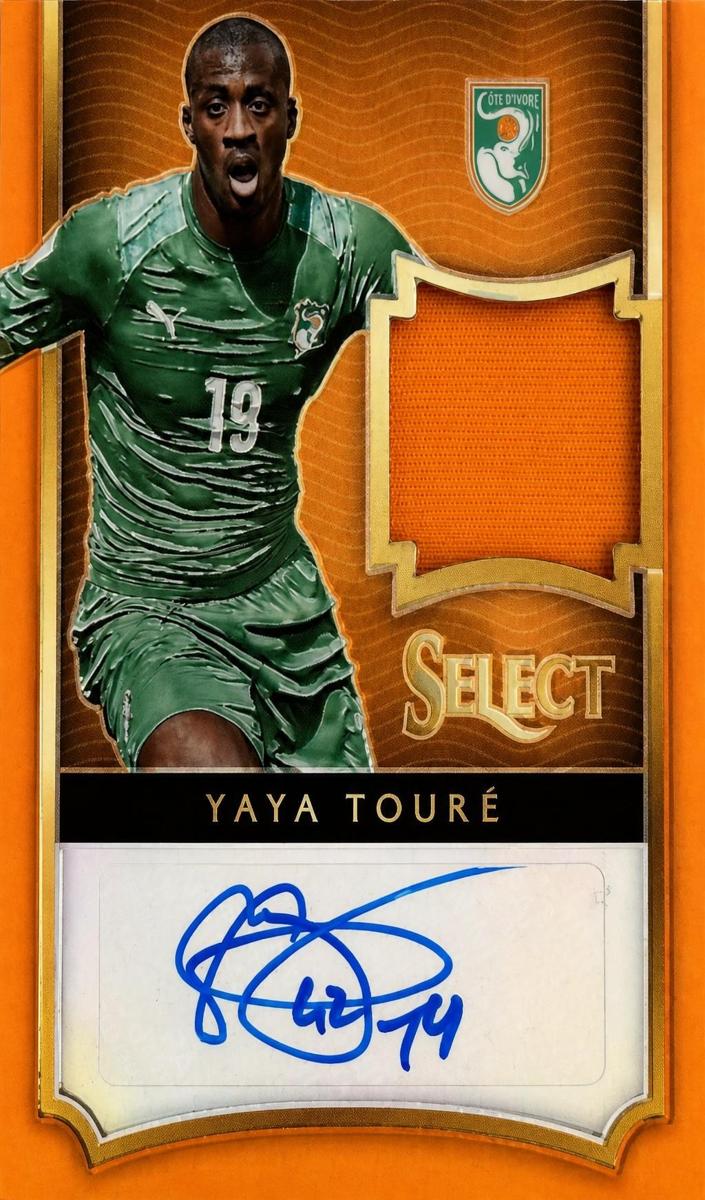 2015 Panini Select Yaya Toure [Orange] #53 card