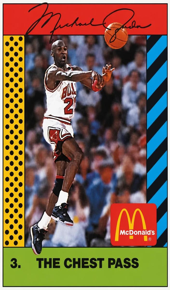 1990 Michael Jordan [The Chest Pass Pink Back] #3