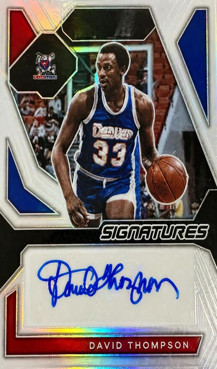 2023 Panini Prizm David Thompson #SIG-THM card