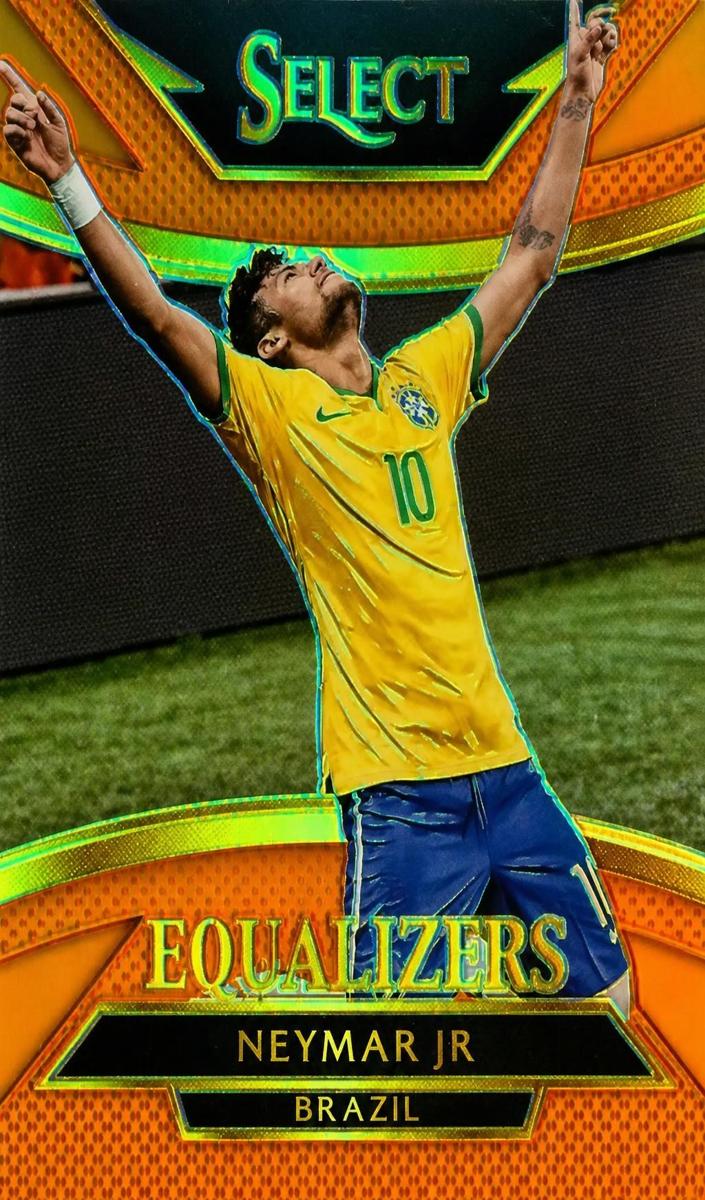2015 Panini Select Neymar Jr [Orange] #4 card