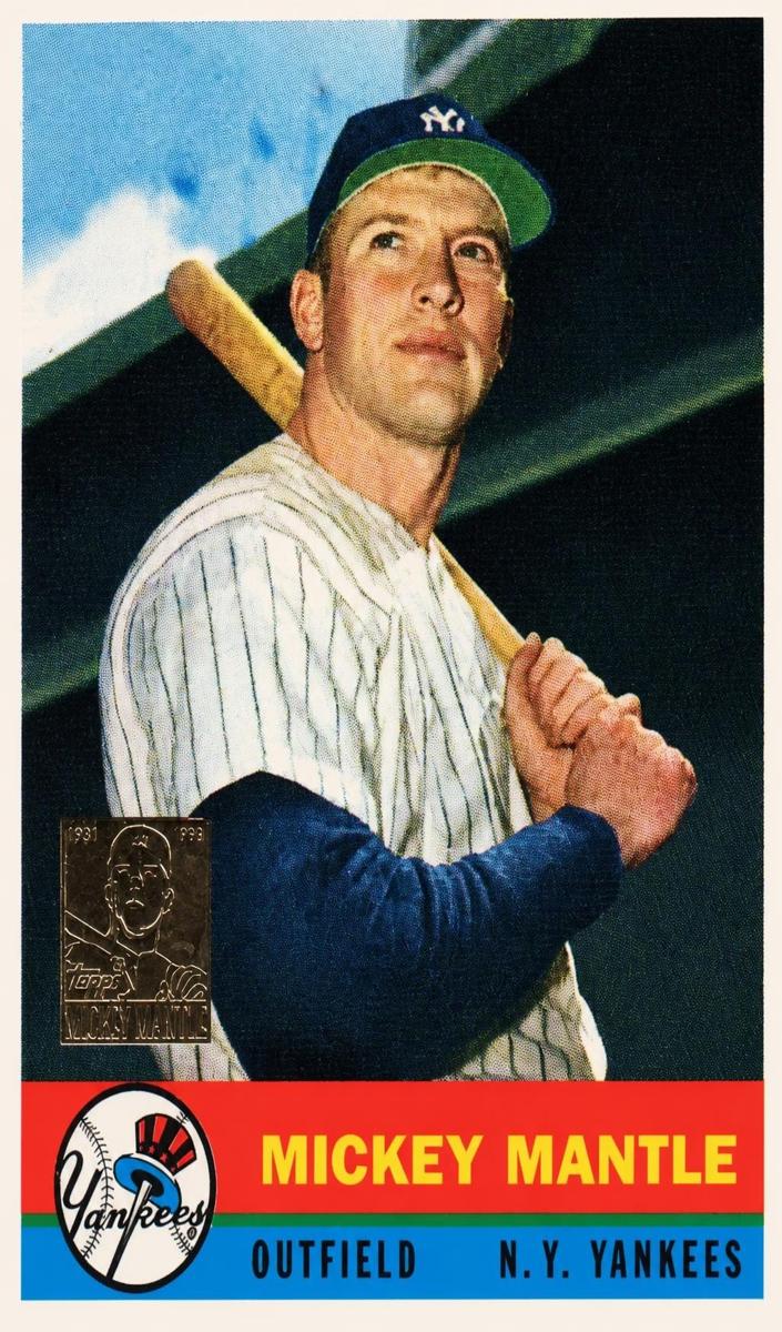 1959 Bazooka Mickey Mantle #14 card