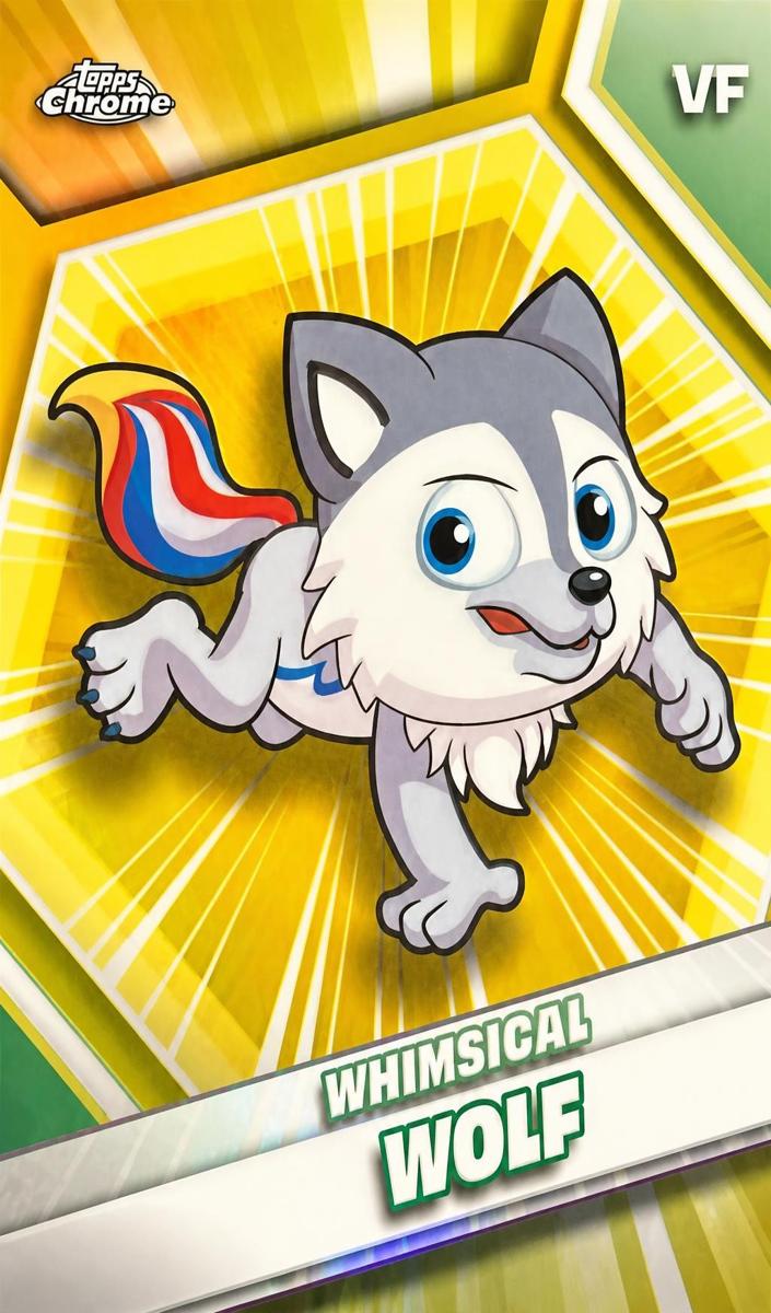 2026 Whimsical Wolf [Yellow Refractor] #190