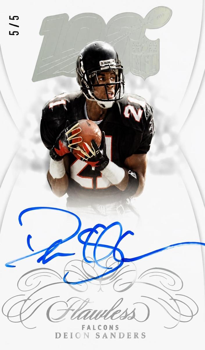 2019 Panini Flawless Deion Sanders #12 card