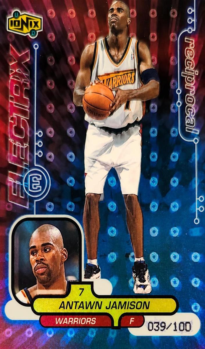 1998 Upper Deck Ionix Antawn Jamison #R64 card