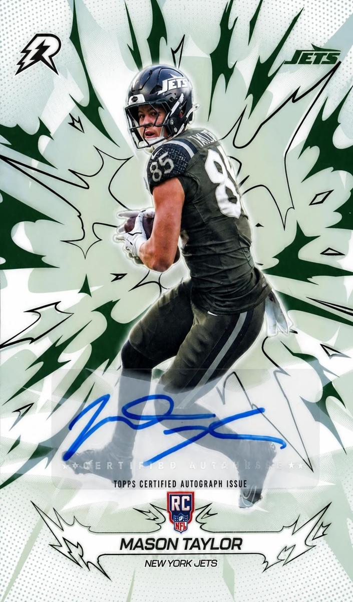 2025 Topps Resurgence Mason Taylor [Sky Blue Pink] #173 card
