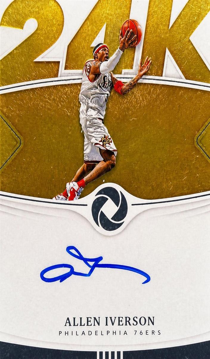 2018 Allen Iverson [Holo Gold] #24-AIV