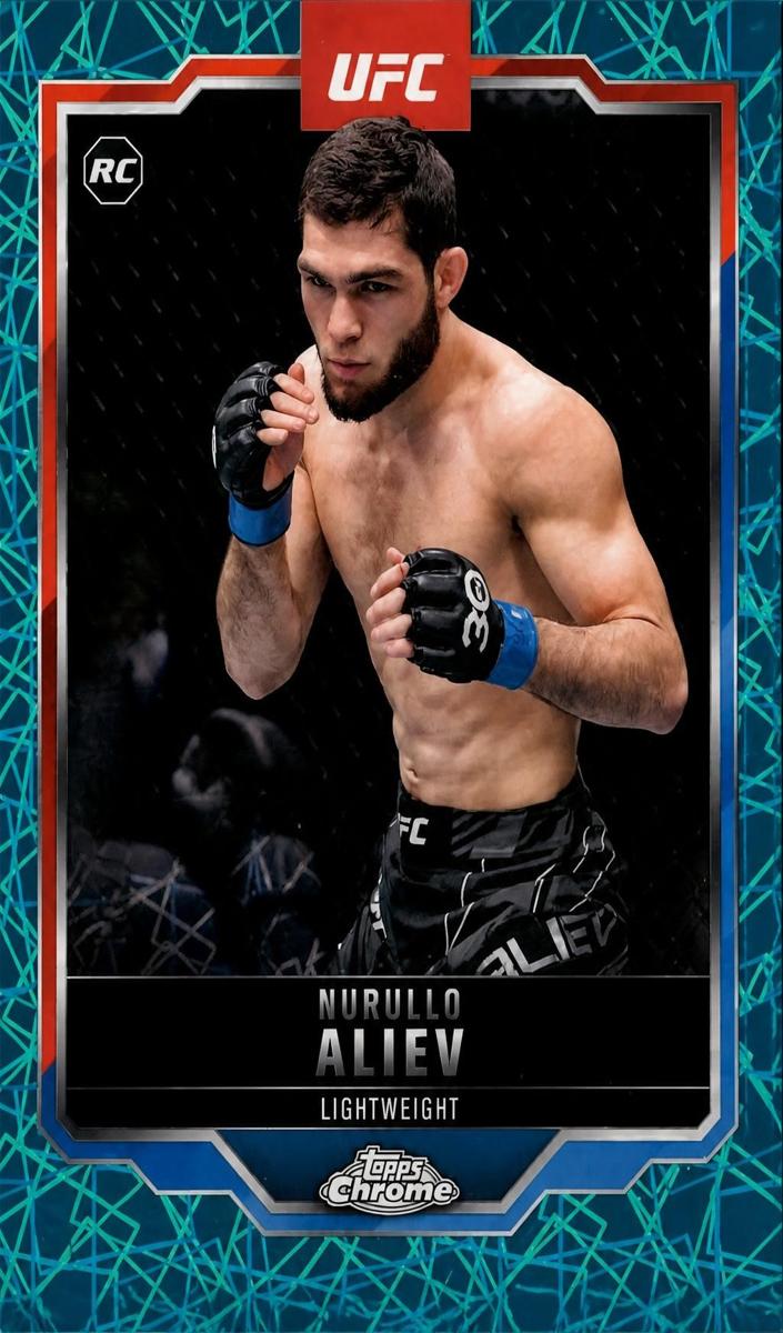 2025 Nurullo Aliev [Teal Lazer Refractor] #105