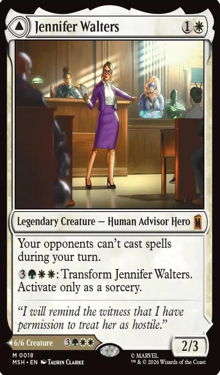 2026 Jennifer Walters [Foil] #18