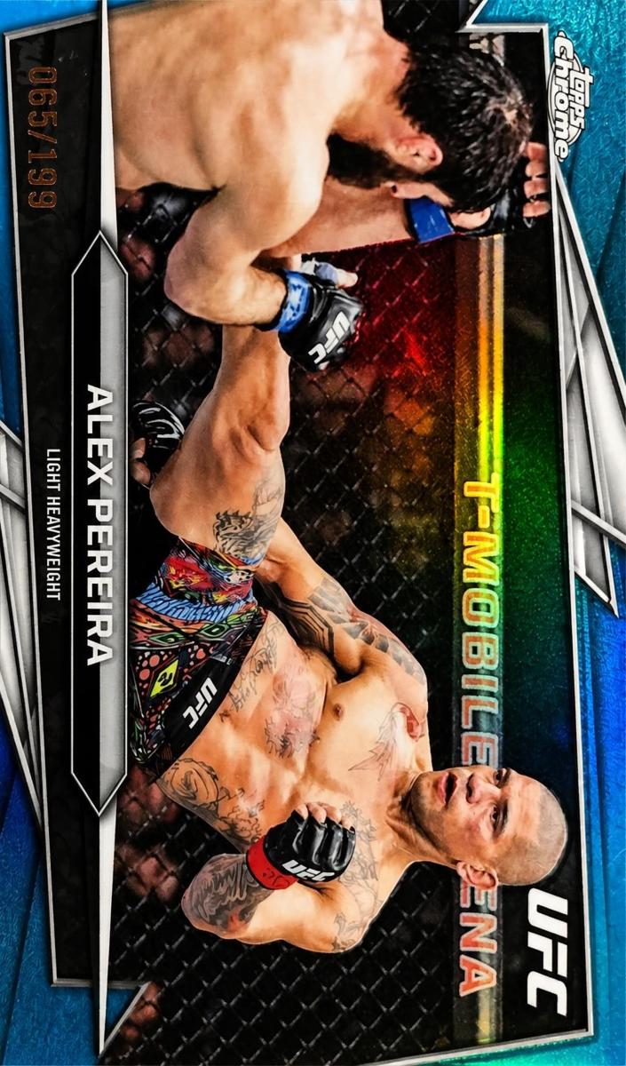 2026 Alex Pereira [Aqua Refractor] #90