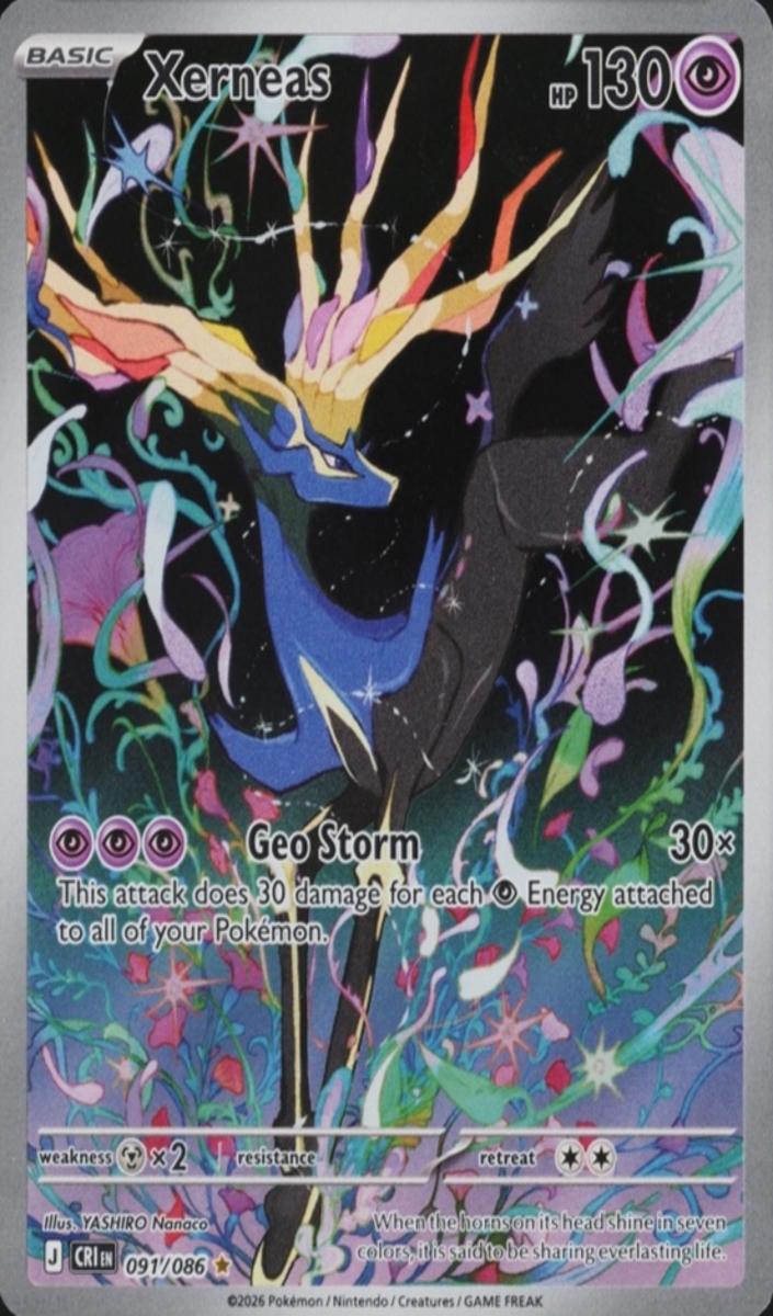 Xerneas 2026 Pokemon Mega Evolution Chaos Rising