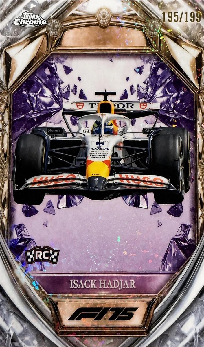 2025 Isack Hadjar [Purple Mini-Diamond Refractor] #D75-32