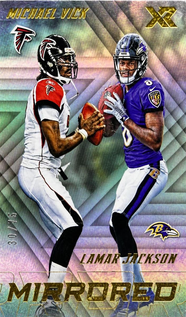 2018 Michael Vick / Lamar Jackson [Blue] #M-12