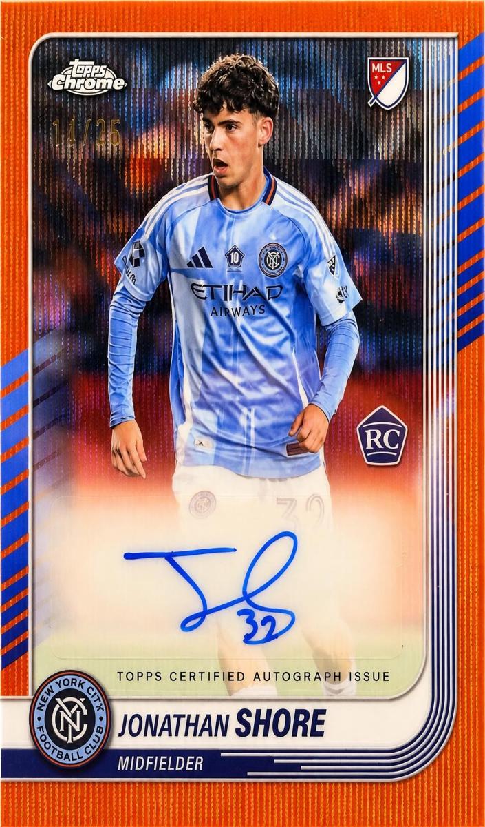 2025 Jonathan Shore [Orange Wave Refractor] #CA-JS
