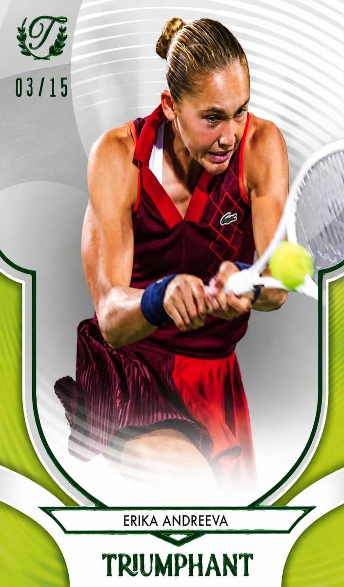 2025 Erika Andreeva [Tennis Ball Yellow Foil] #59