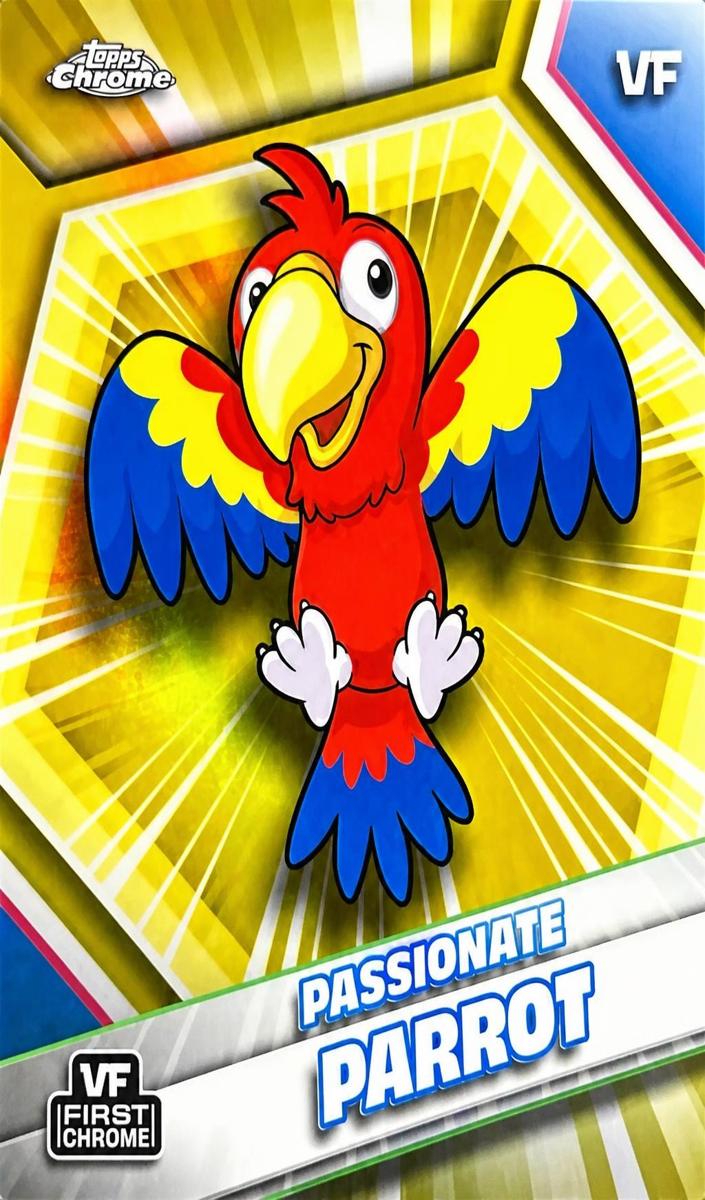 2026 Passionate Parrot [Yellow Refractor] #132