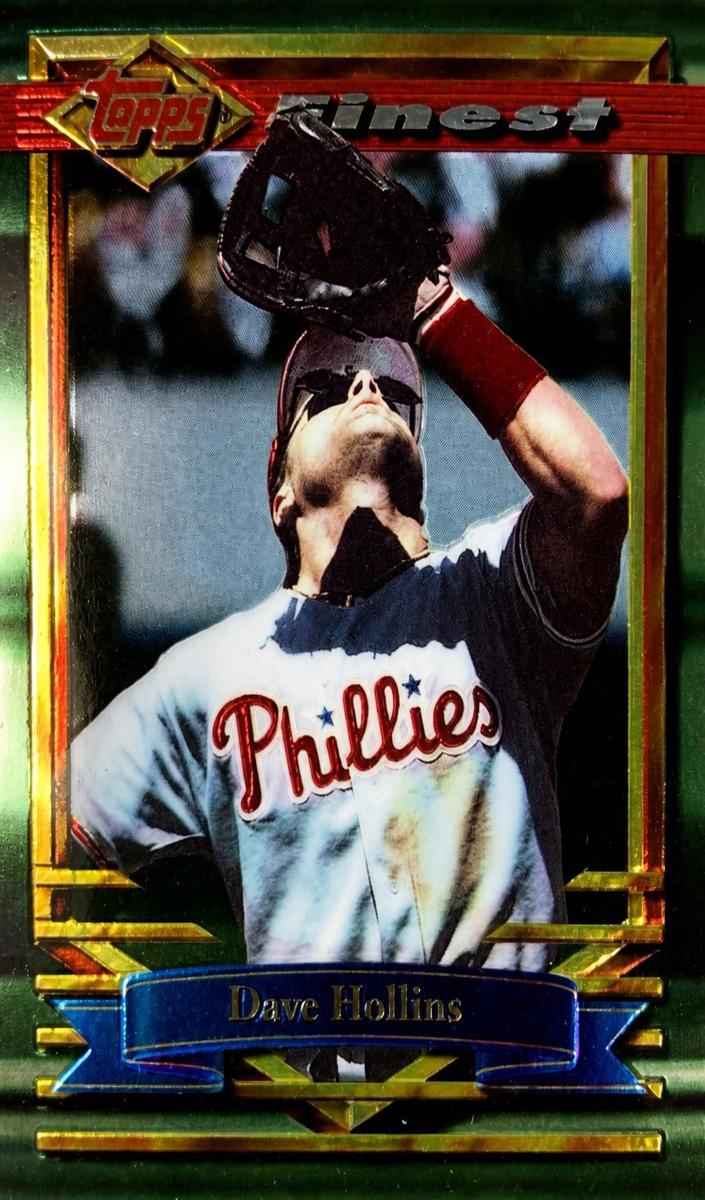 1994 Topps Finest Dave Hollins #47 card