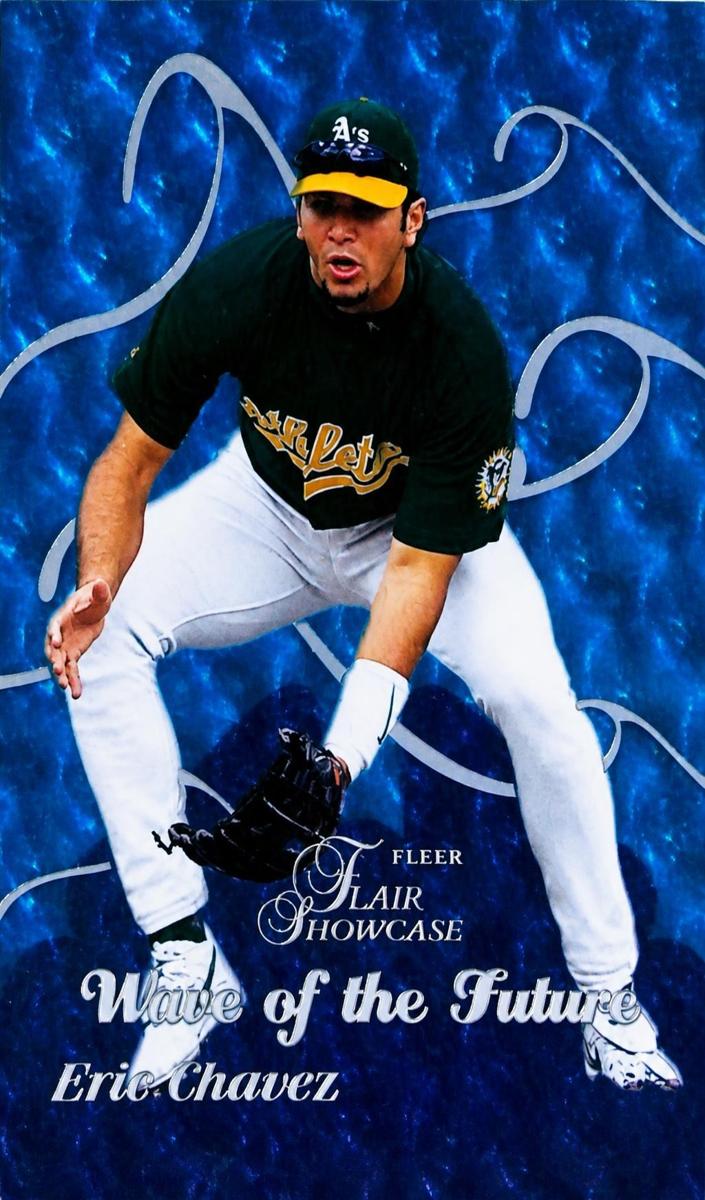 1999 Flair Showcase Eric Chavez #9 WF card