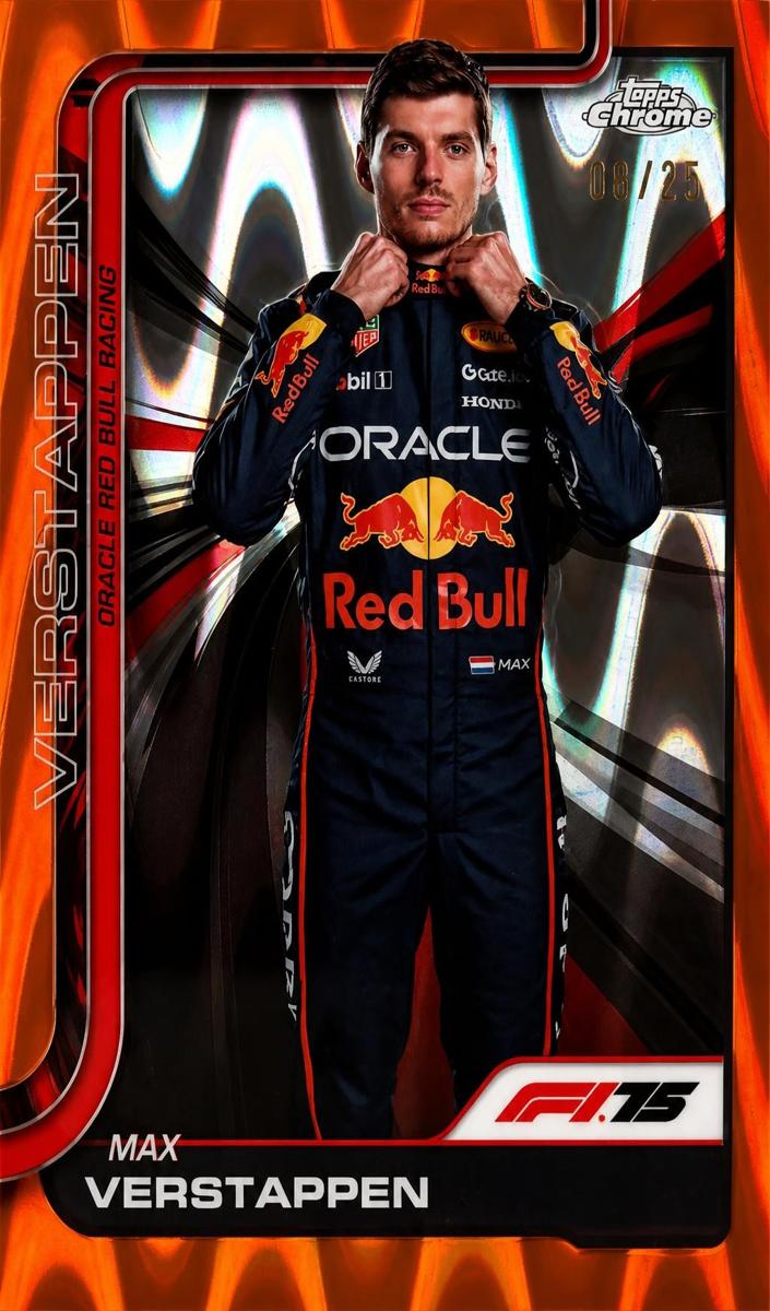 2025 Max Verstappen [Orange RayWave Refractor] #1
