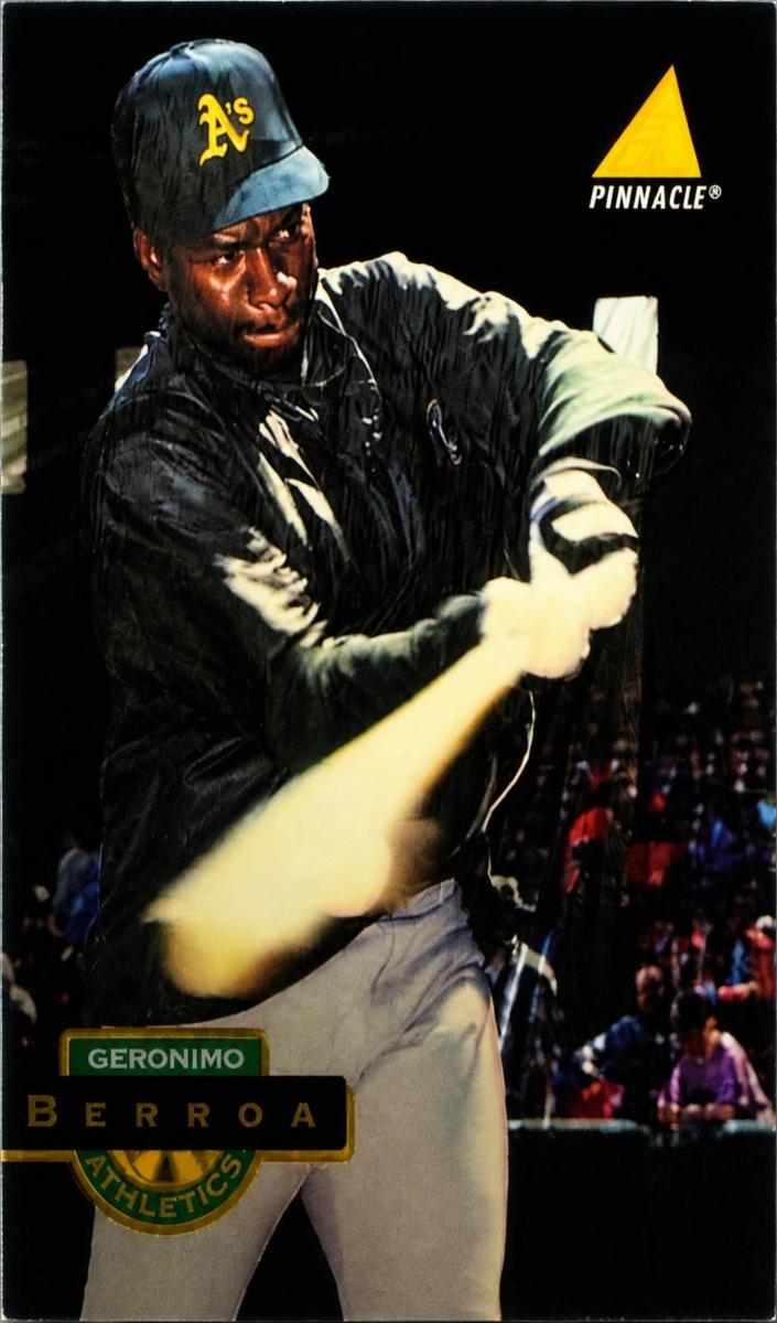 1994 Pinnacle Geronimo Berroa #387 card