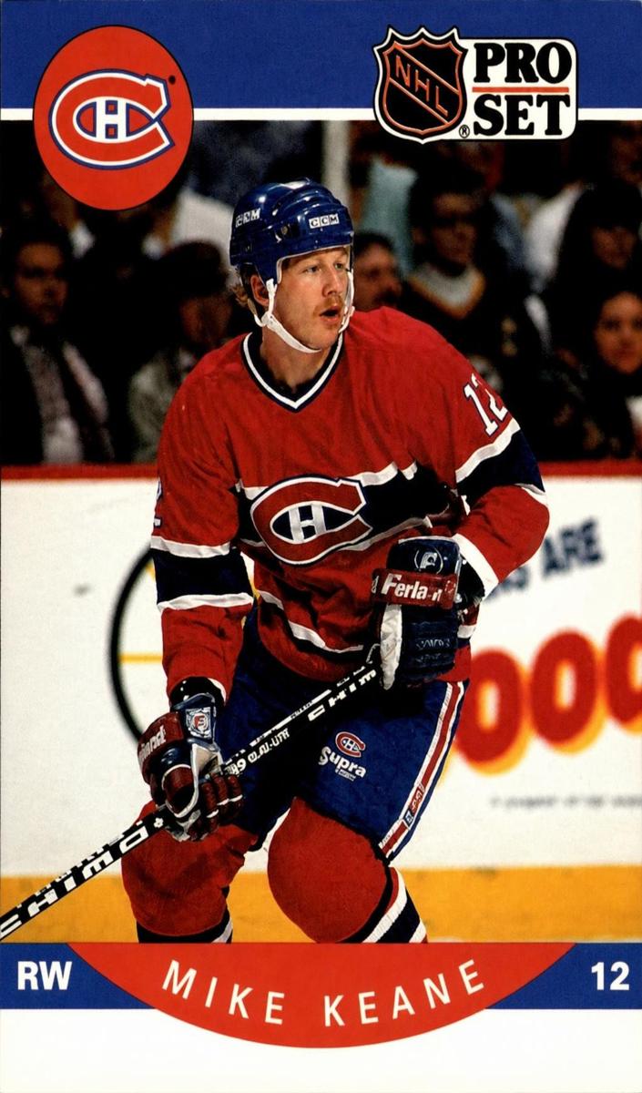 1990 Pro Set Mike Keane #151 card