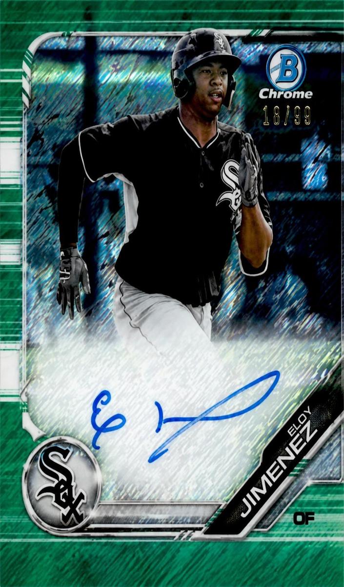 2019 Eloy Jimenez [Green Shimmer] #CPA-EJ