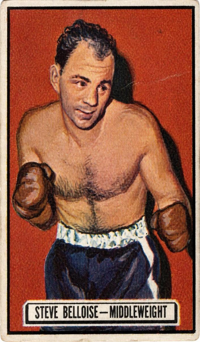 1951 Topps Ringside Steve Belloise #68 card