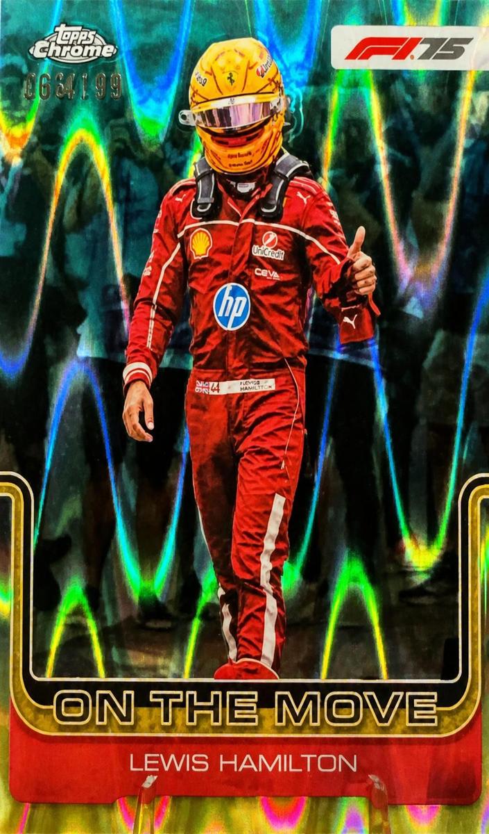 2025 Lewis Hamilton [Aqua RayWave Refractor] #191