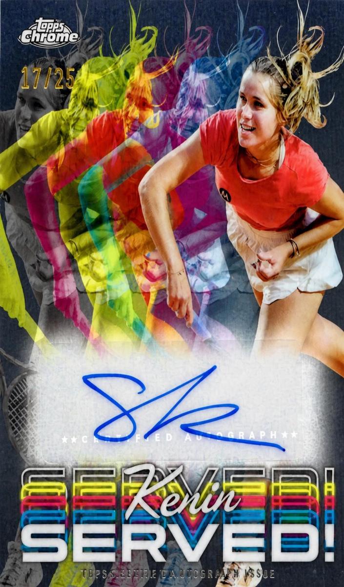 2024 Topps Chrome Sofia Kenin #CSS-SN card