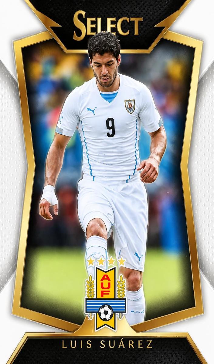 2015 Panini Select Luis Suarez #53 card
