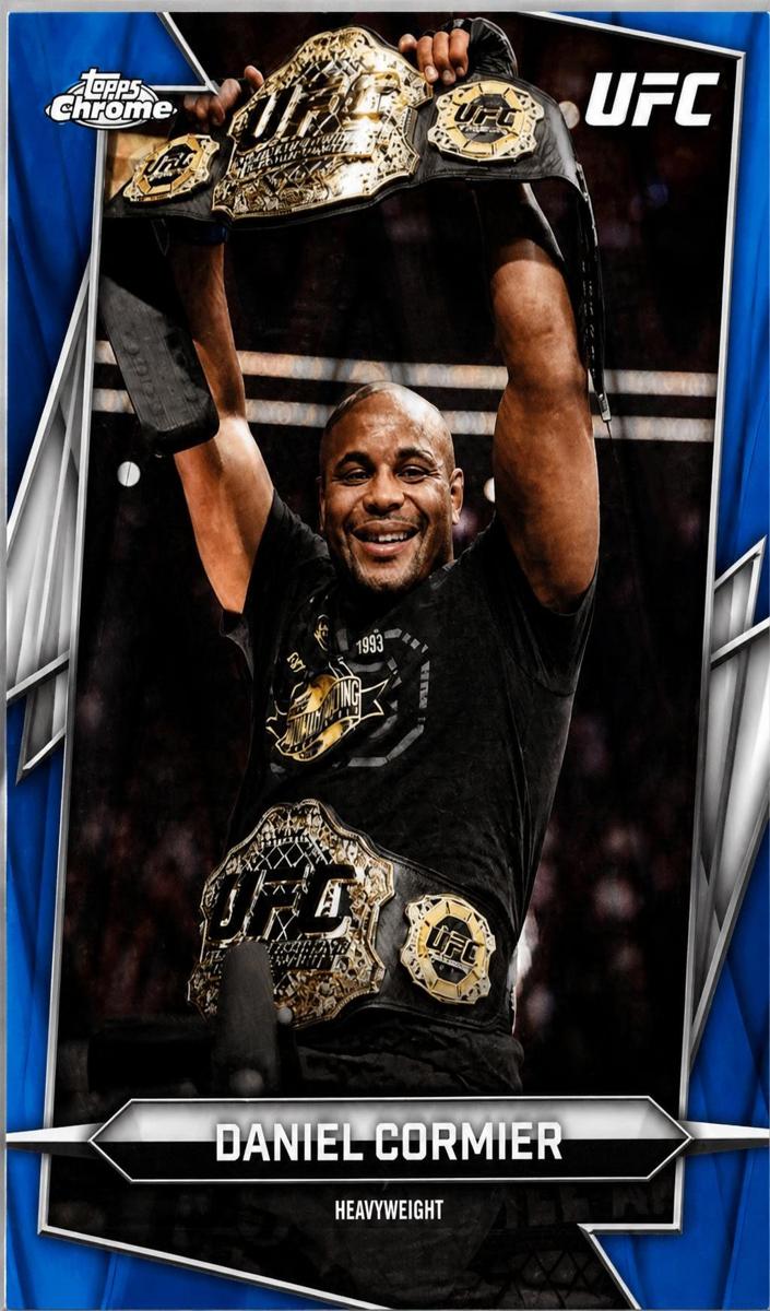 2026 Daniel Cormier [Blue RayWave Refractor] #8