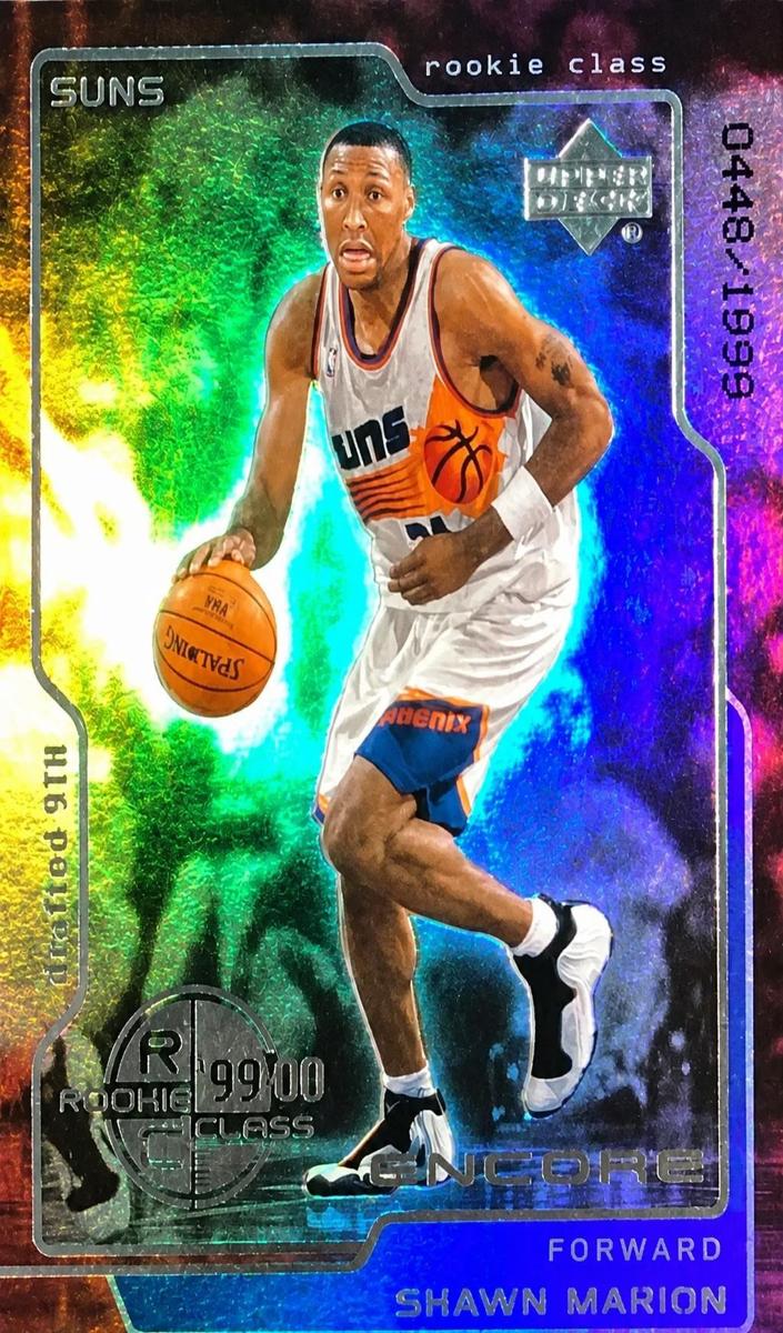1999 Upper Deck Encore Shawn Marion #99 card
