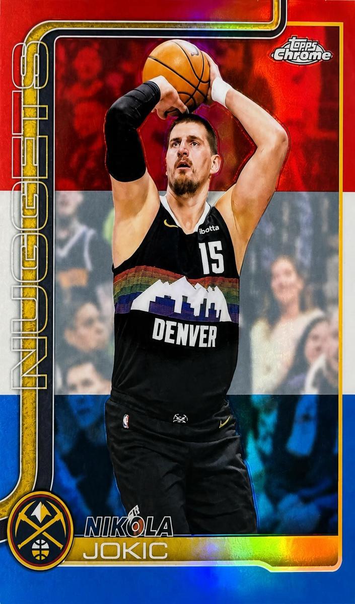 2025 Nikola Jokic [Red White and Blue Refractor] #12