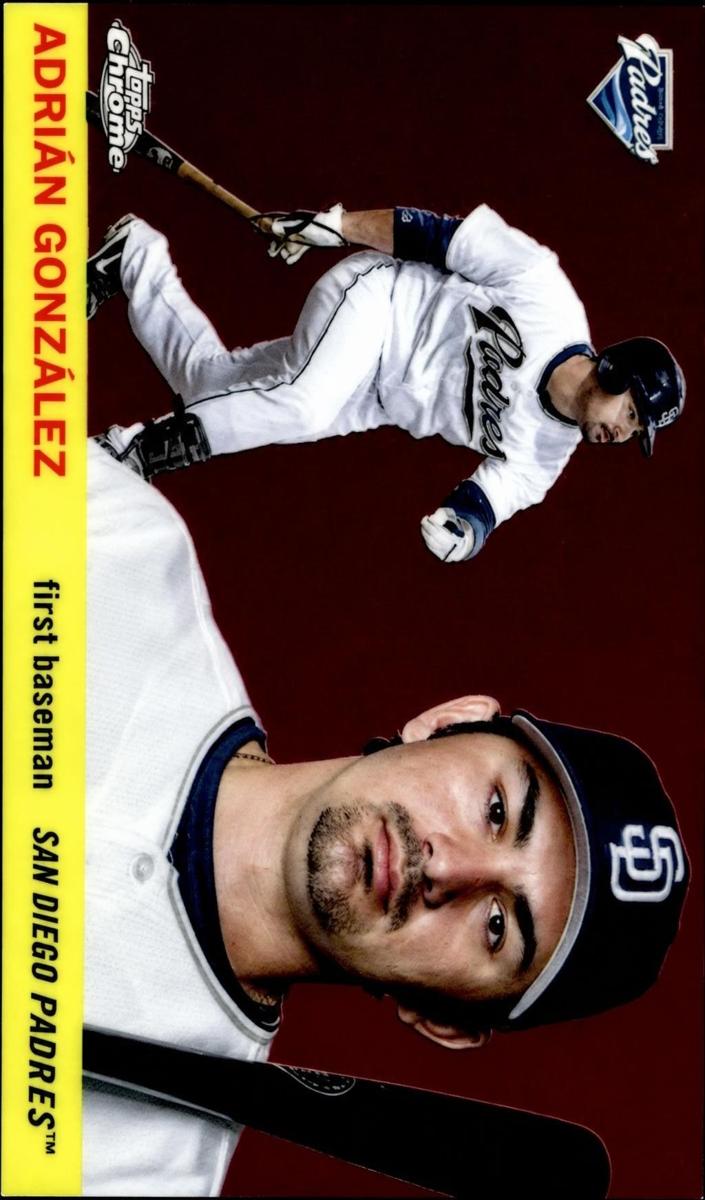 2025 Topps Chrome Platinum Adrian Gonzalez #354 card