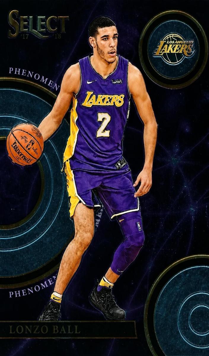 2017 Panini Select Lonzo Ball #19 card