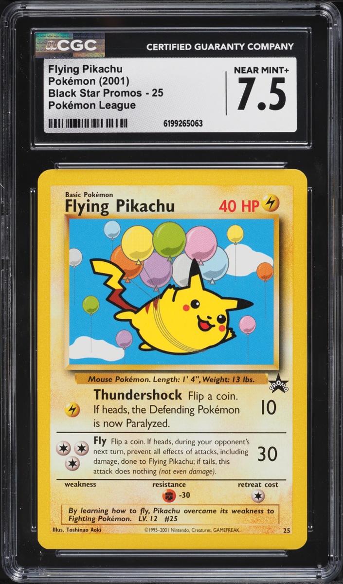 Flying Pikachu 2002 Pokemon Black Star Promos Pokemon League