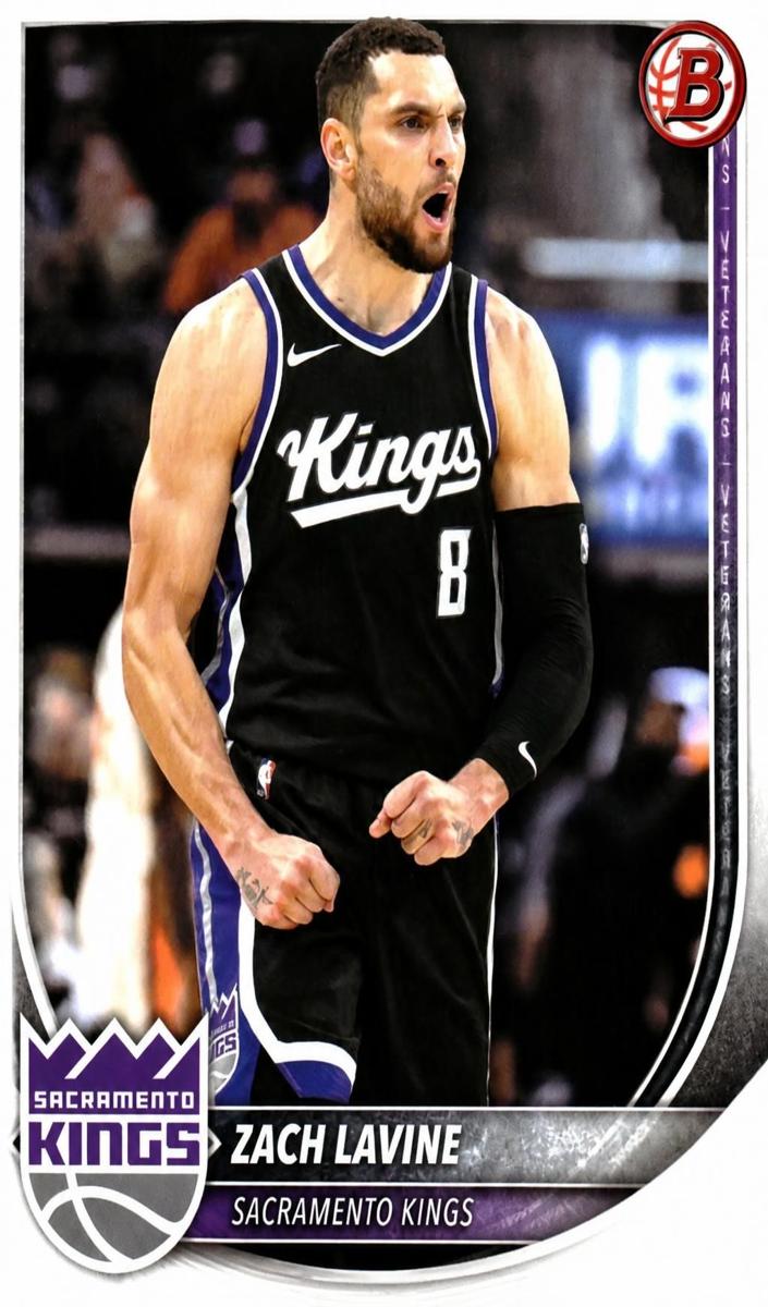 2025 Bowman Zach LaVine #128 card