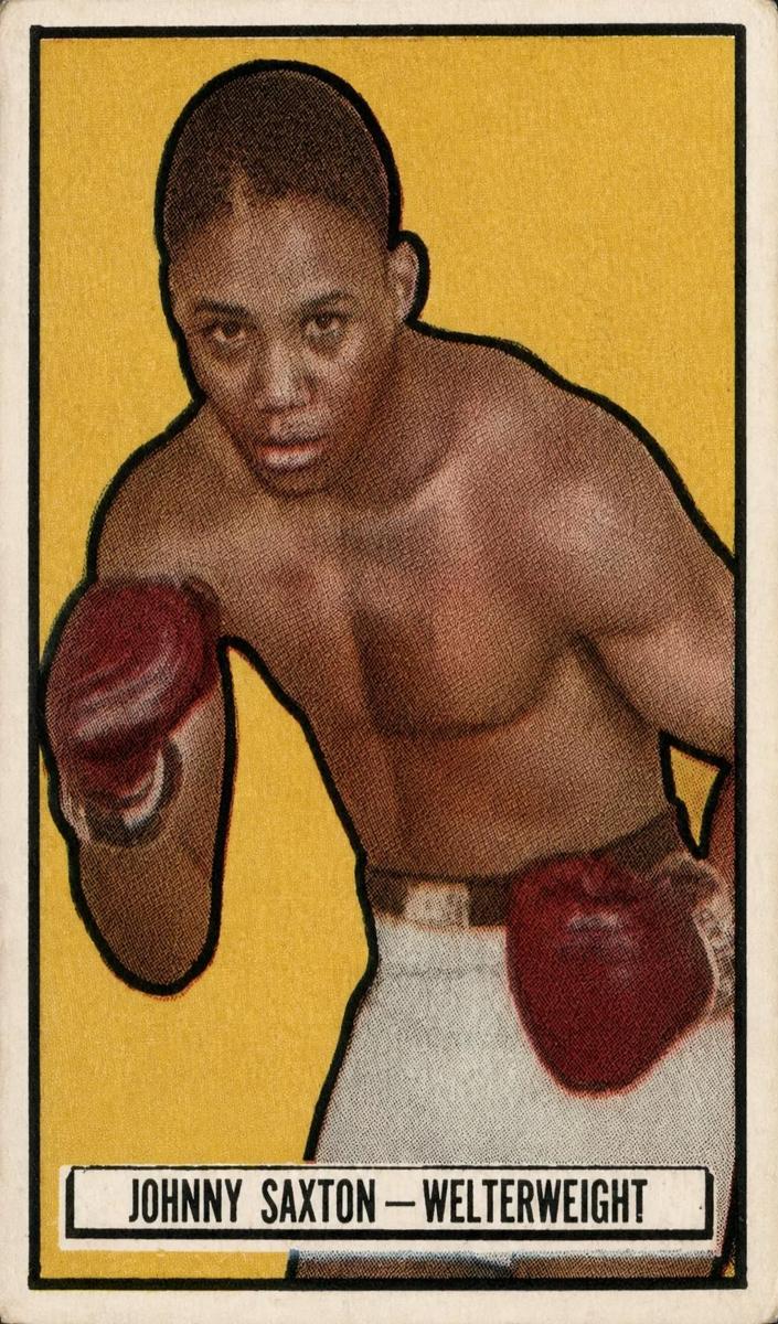 1951 Johnny Saxton #18