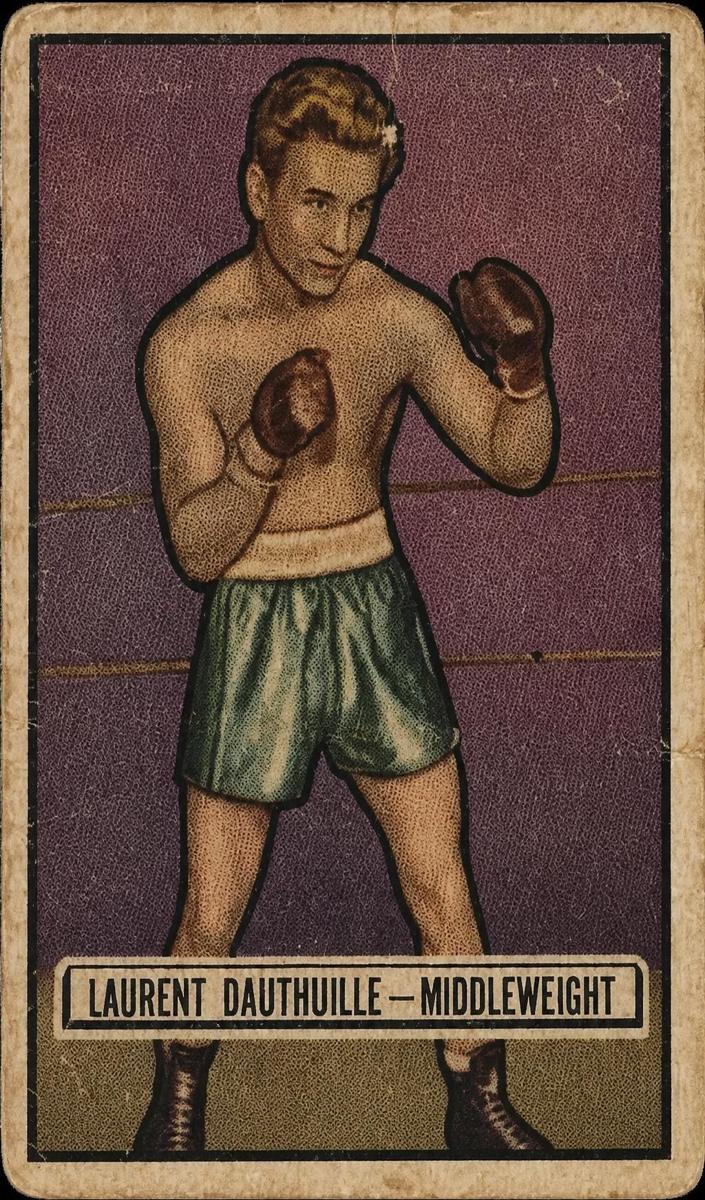 1951 Topps Ringside Laurent Dauthuille #38 card