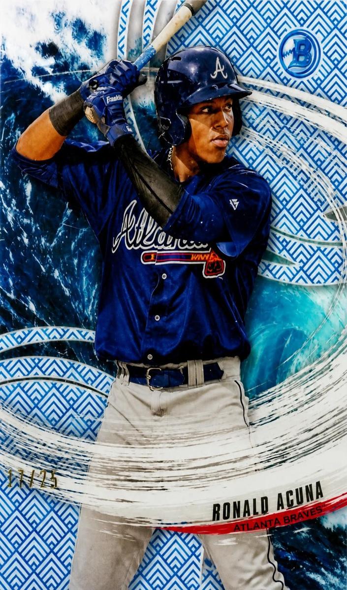 2018 Ronald Acuna Jr. [Ocean Blue Tidal] #RA