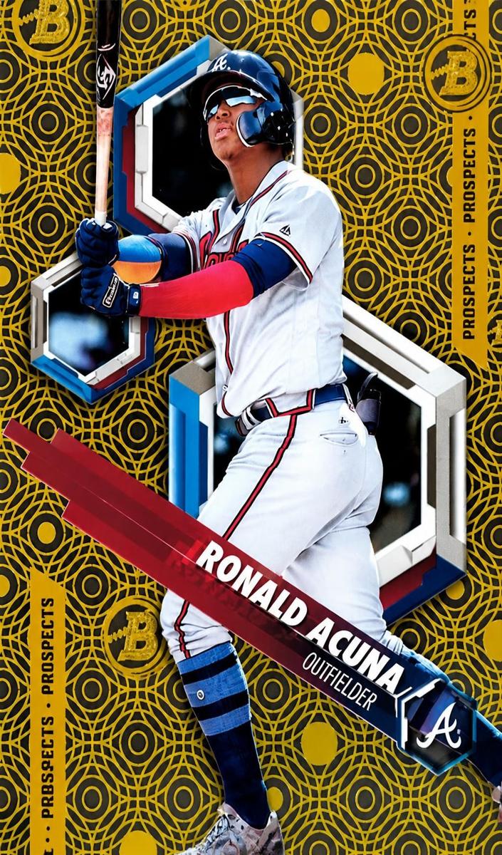 2018 Ronald Acuna Jr. [Gold Rainbow] #RA
