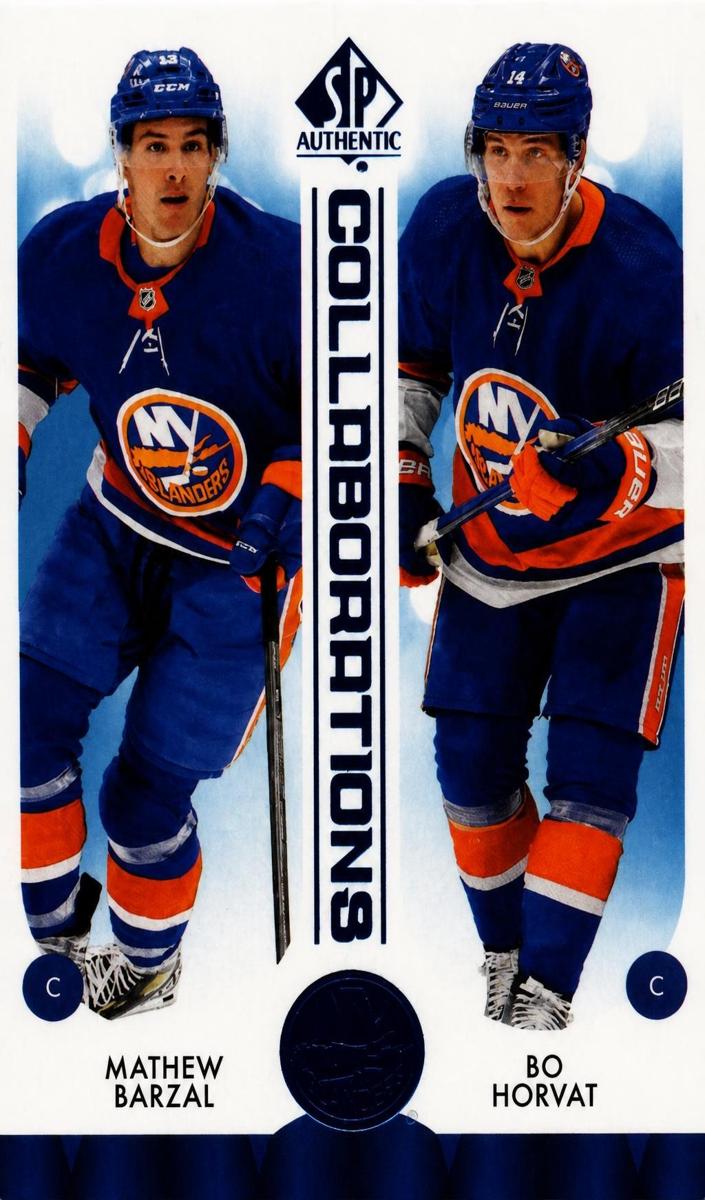 2023 SP Authentic Mathew Barzal [Blue] #C-17 card