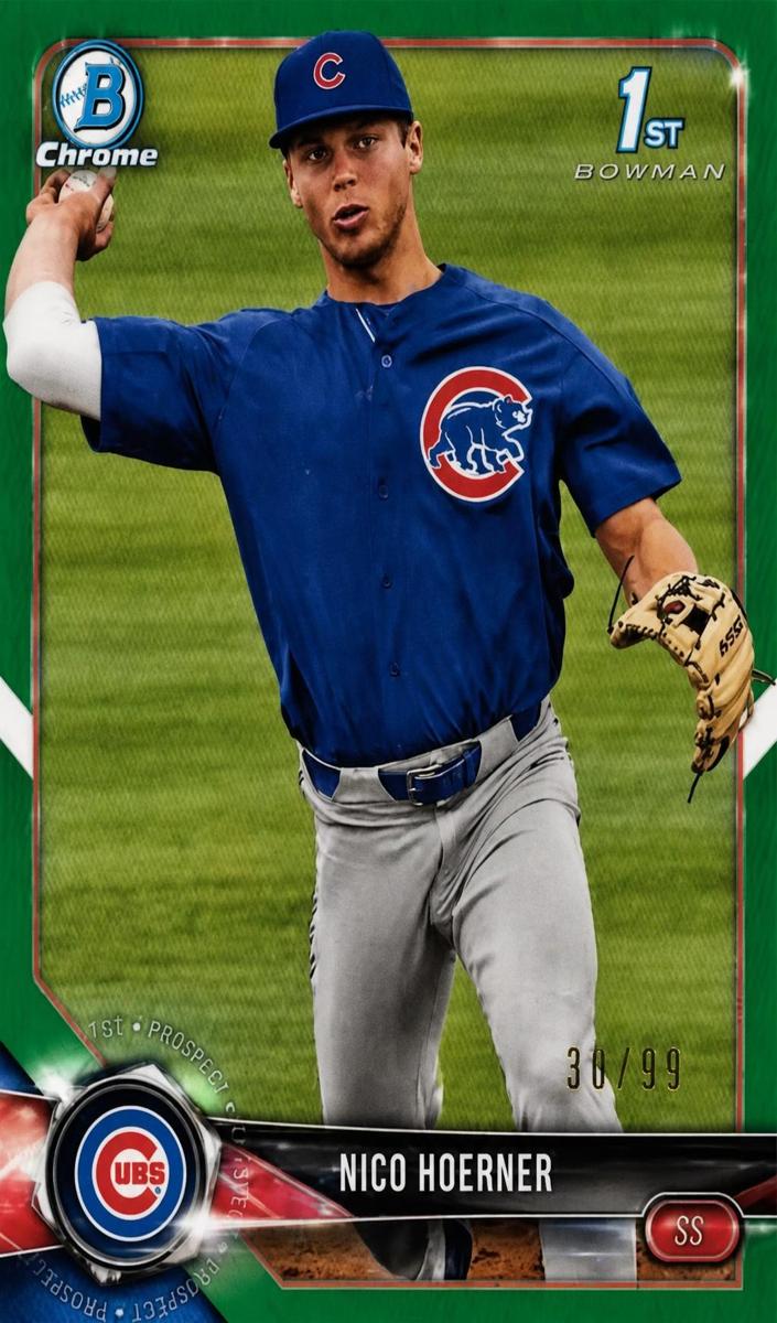 2018 Nico Hoerner [Green Refractor] #BDC-165