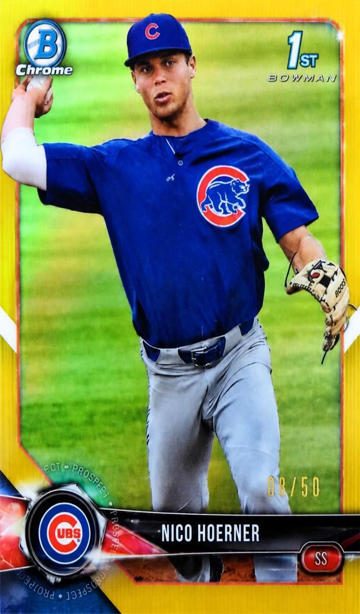 2018 Nico Hoerner [Gold Refractor] #BDC-165