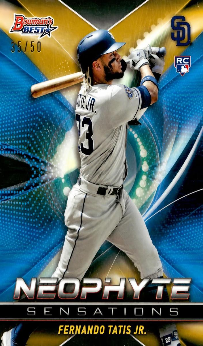2019 Bowman's Best Fernando Tatis Jr. [Gold] #NS-10 card